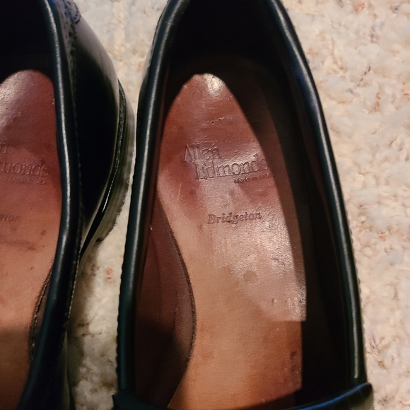 Allen Edmonds Bridgeton Black Slip-On Dress Loafer Shoes Size 9 1/2 D - Picture 14 of 16